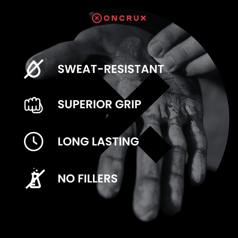 ONCRUX Gym Chalk Blocks - Weight Lifting Chalk Block - Workout Chalk for Weightlifting - Hand Chalk for Gymnastics Rock Climbing Chalk 8x2oz Blocks|1LB