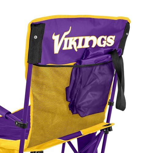 NFL Minnesota Vikings Folding Chair - Steel Frame with Cup Holders