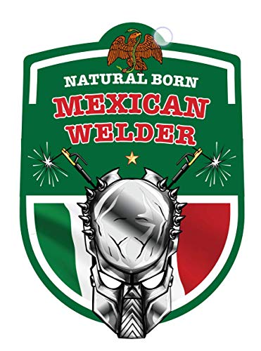 Mexican Welder Welding Stickers - 2.5-Inch Weatherproof Vinyl Decals - Mexico