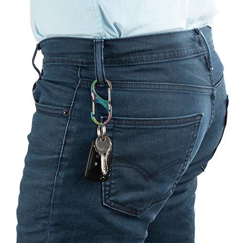 S-Biner SlideLock Stainless Steel Dual Carabiner - Size #3, Spectrum