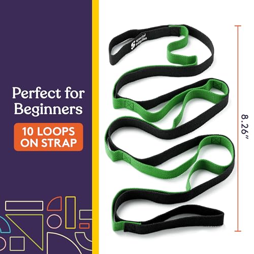 Yoga Stretching & Fitness Bundle with Resistance Bands and Balance Pad