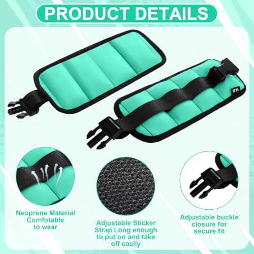 Full Body Aqua Workout Kit - 6 Pcs Water Aerobics Set - Cyan 1lb