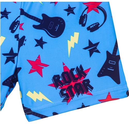 Toddler Boys Long Sleeve Swim Set - Shark C, 5-6 Years