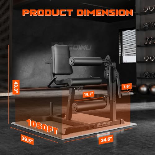 Leg Extension and Curl Machine - Adjustable Home Gym Equipment - Black-Z2