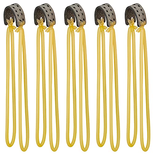 5-Pack Heavy Pull Slingshot Replacement Bands - 14.5 Inch