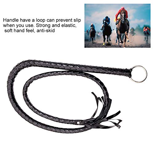 CALIDAKA 55in Riding Crop Whip for Horse Riding Sport – PU Leather Easy Grip