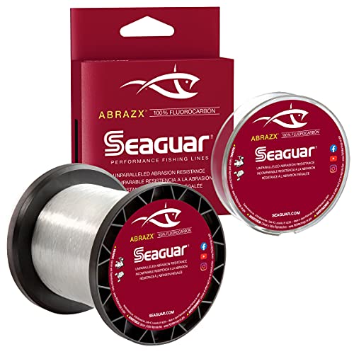 Seaguar AbrazX 17lbs 200yd Fluorocarbon Fishing Line - Abrasion Resistant for Freshwater, Docks & Logs