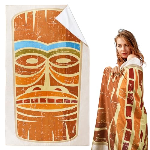 Microfiber Beach Blanket - Sand-Free Quick-Dry Towel Mat - Totem
