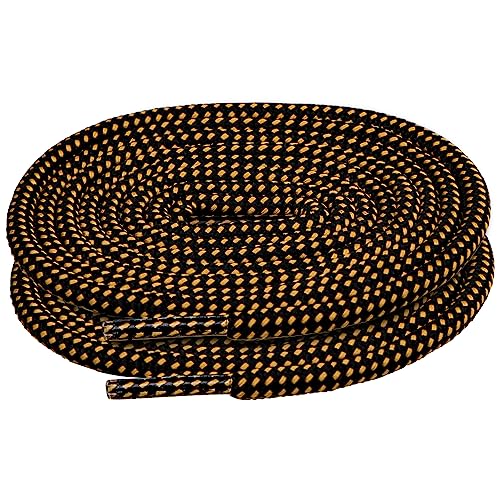 Replacement Shoe Laces for Merrell - Black & Yellow Combo, 44 Inch