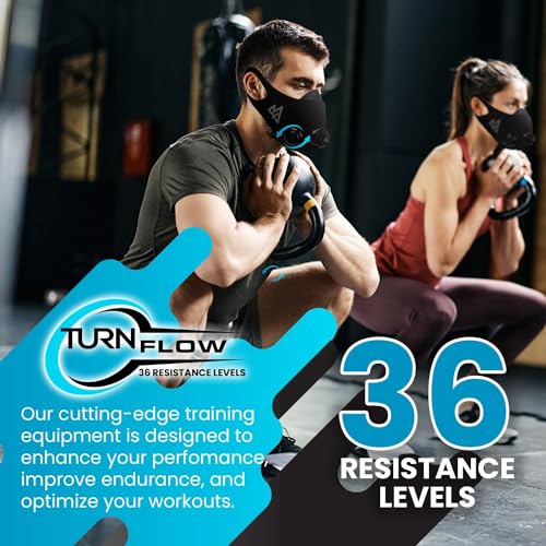 Elevation Training Mask 2.0 - Resistance Training Mask - Black, Medium