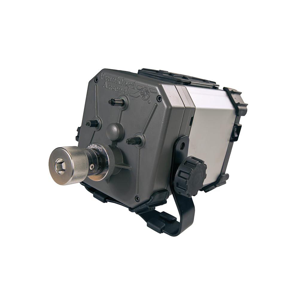 Frankford Arsenal Case Prep Power Expansion Kit with Hardened High Speed Steel Large and Small Primer Pocket Uniformer and Crimp Remover for Reloading gray