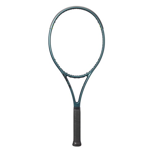 Wilson Blade 104 V9 Strung Performance Tennis Racket - Grip Size 2-4 1/4", Strung with Sensation 16 Natural at Mid Range Tension