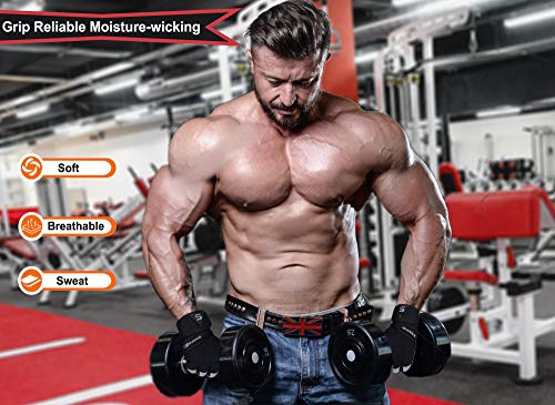 SAWANS Breathable Workout Gloves for Weight Lifting & Cross Training - Men Women
