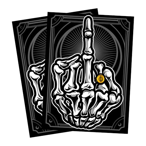 Hand-Drawn 100 Pack Matte TCG/MTG Card Sleeves - Safe Card Storage