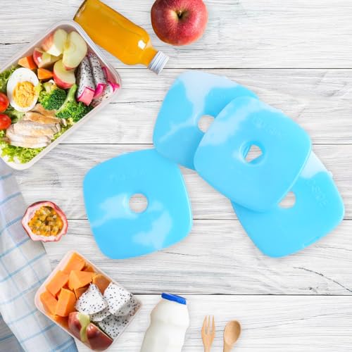 Ultra-Slim Ice Packs for Lunch Boxes & Coolers - 4.8x4.8in