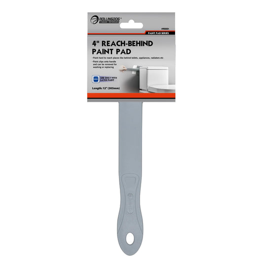 ROLLINGDOG 4" Reach-Behind Paint Pad - Paint Pad for Hard to Reach Places,for Behind Toilets, appliances and radiators