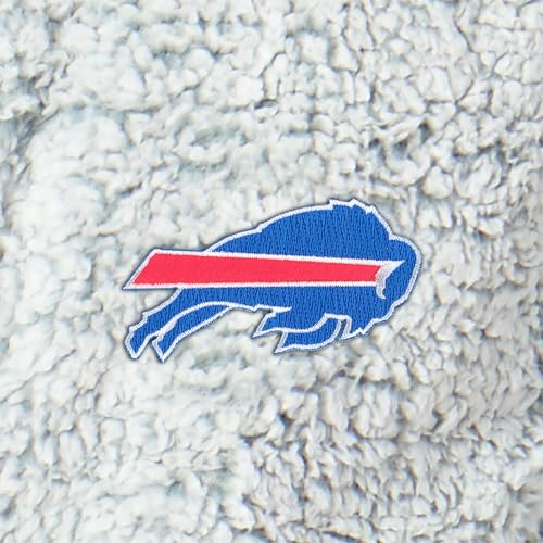 Sherpa Bath Robe - Buffalo Bills - Small/Medium - Gray