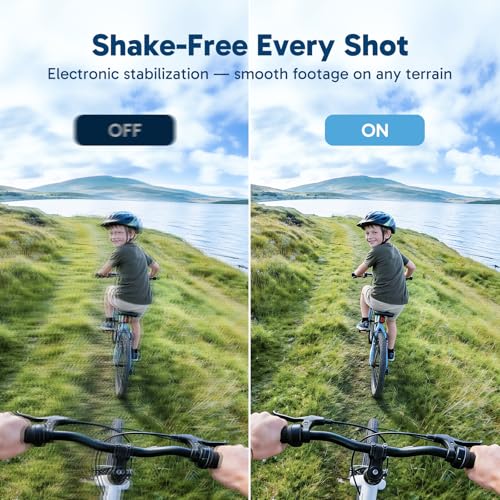 4K Ultra HD Action Camera with EIS, Waterproof 131FT, Remote Control