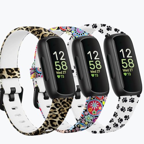 Soft Silicone Sport Wristband for Fitbit Inspire 3 - Large