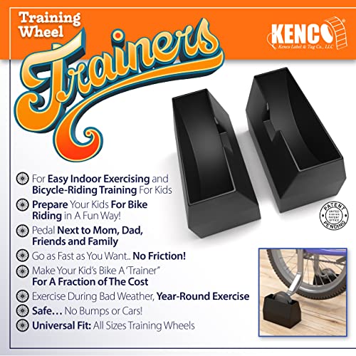 Kenco Kids Indoor Bicycle Training Stand with Black Training Wheels
