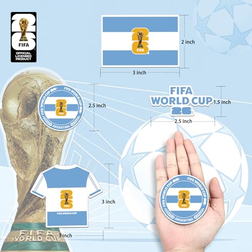 FIFA World Cup 2026 Fridge Magnet - Argentina Fan Souvenir
