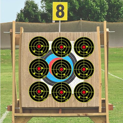 4 Inch Splatter Target Stickers - Adhesive Shooting Targets, 400 Pack