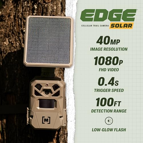 Solar Cellular Trail Camera - 40MP, HD Video, 1 Pack
