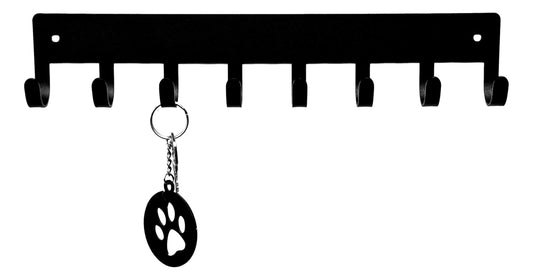 The Metal Peddler Plain Black Sports Medal Display & Key Hanger 14.5 inches