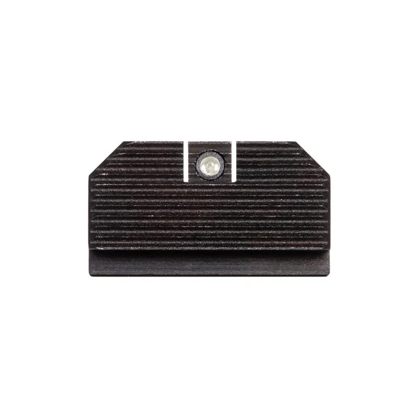 Night Fision Optics Ready Stealth .290-.313 Night Sight Set Compatible with Glock 17/19/34, Black Front Ring, Blank Rear Sight