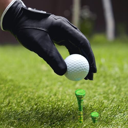 Durable Bamboo Golf Tees - 50 Pack - 3 1/4 Inch Green