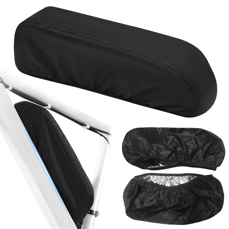 XIUWK 2Pack Waterproof Battery Bag for Rectangular Batteries