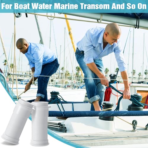 Yaocom 2Pcs Adjustable Splashwell Drain Pipe 3/4-Inch or 1-1/4 Inch Boat Livewell Overflow Drain