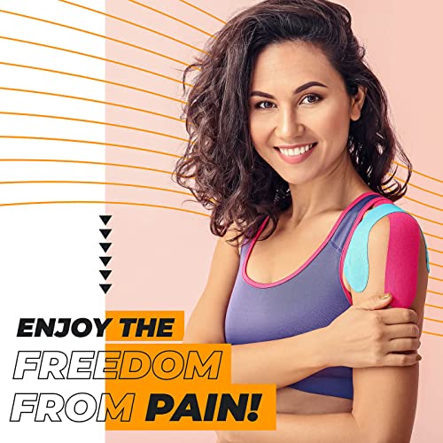 Kinesiology Tape Roll - Uncut KT Sports Tape - Sunny Yellow + Free Guide
