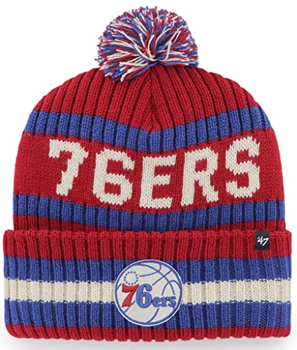 NHL Team Color Knit Beanie Hat - Philadelphia 76ers Red