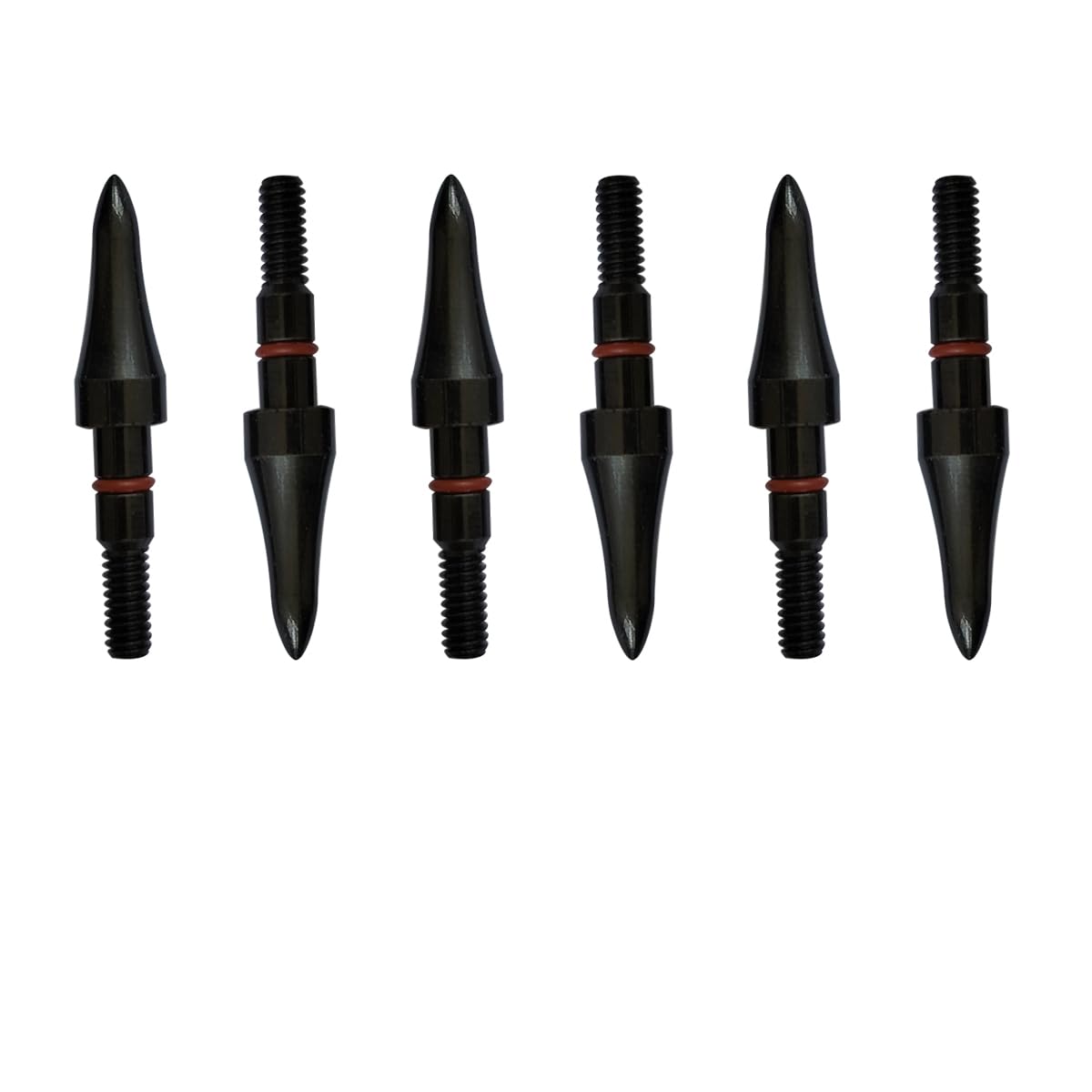 Archery Field Points 17/64 Inch 9/32 in 19/64 Inch 5/16 in (12 Pack) for Field Target Practice Shooting (5/16″-100grains)