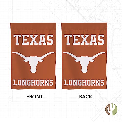 University of Texas Garden Flag - Design C, 12x18 in Double-Sided