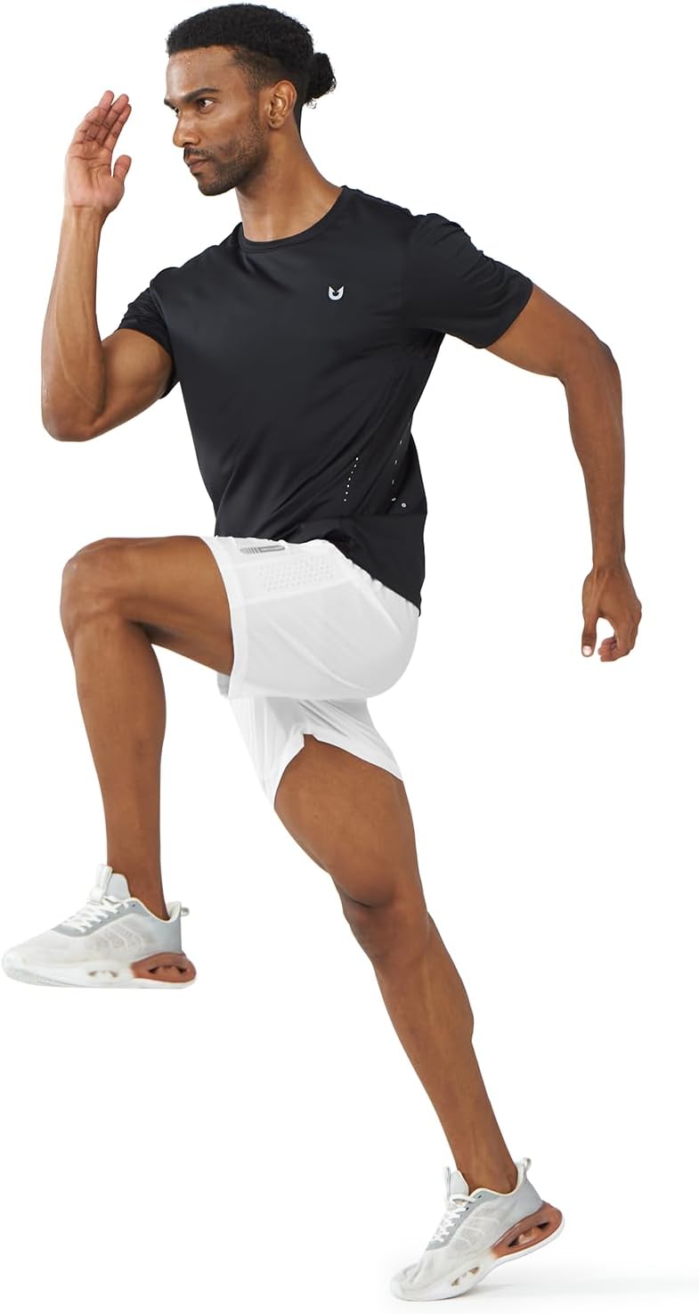 NORTHYARD Men's Athletic Running Shorts - Quick Dry Lightweight Gym Workout | 5"/7"/9" Options