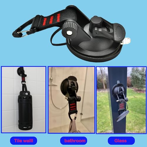 Heavy-Duty Suction Cup Anchors with Hooks – 4Pack Car Camping Tarp Tension & Window Mounts