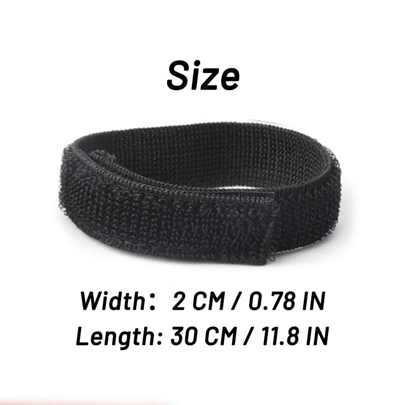 4 Pack Adjustable Elastic Band - 2.5 Cm Wide Ankle Straps for Cycling & Hiking