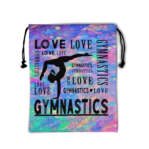 Giwawa Abstract Love Gymnastics Grip Bag Purple Blue 9.25 x 12 in