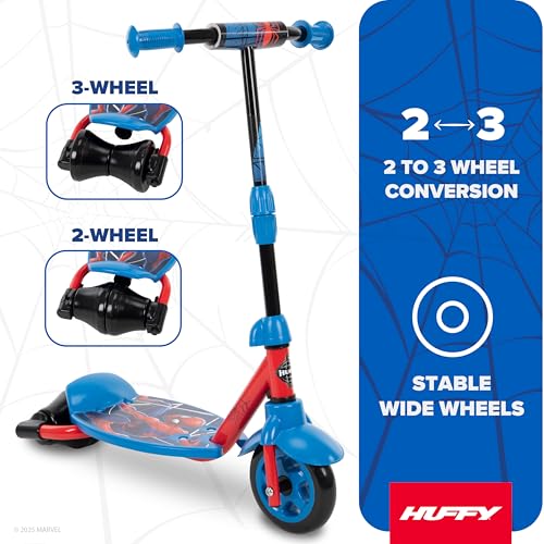 3-Wheel Toddler Scooter with Spider-Man Graphics, Ages 3+