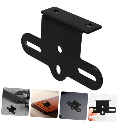 HEALLILY Bicycle Rear Reflector Bracket for Bike Rear Rack Mounting Plate Compatible with Mountain and Road Bikes 3.94X2.24X0.86 Inches Bike Rack Accessories