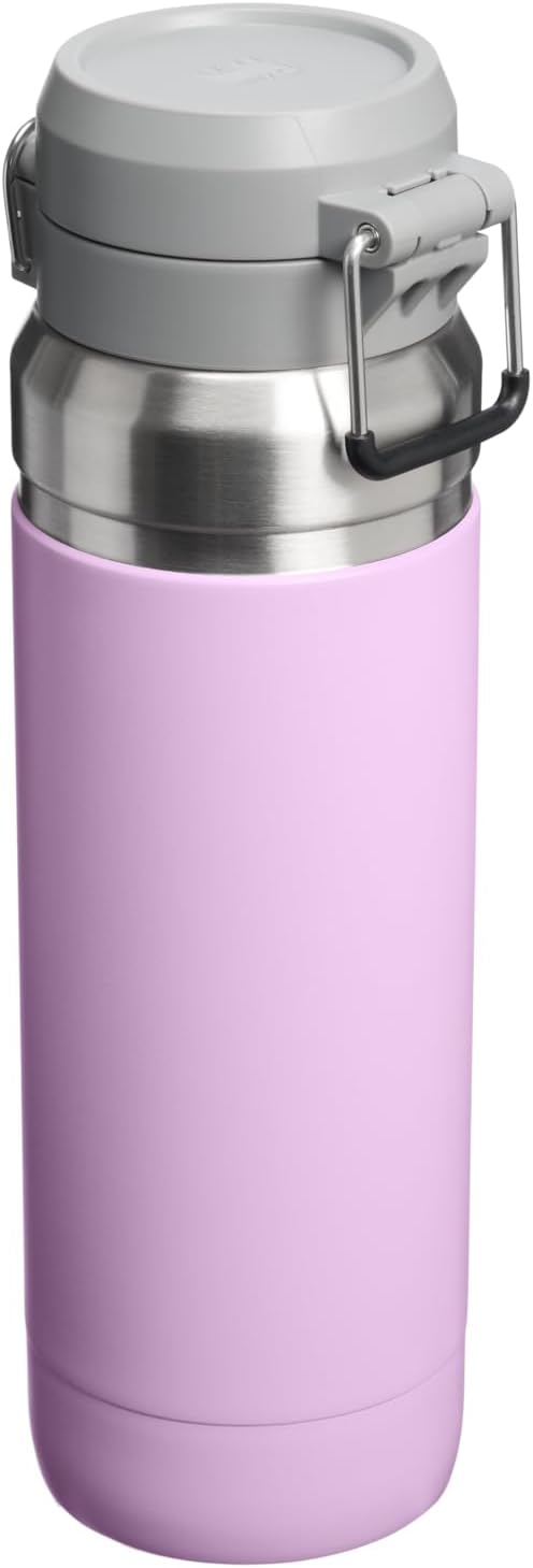 STANLEY Quick Flip GO Water Bottle 36 oz - Insulated, Leakproof & Packable for Travel | Soft Orchid