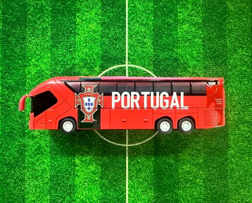 Portugal National Team Miniature Soccer Tour Bus - Officially Licensed