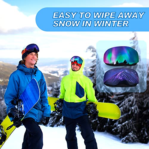 Ski Goggle Covers - 2 Pack Microfiber Protectors - Classic