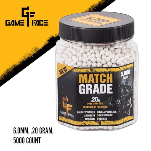 6mm Match Grade Airsoft BBs - 5,000 Count - One Size