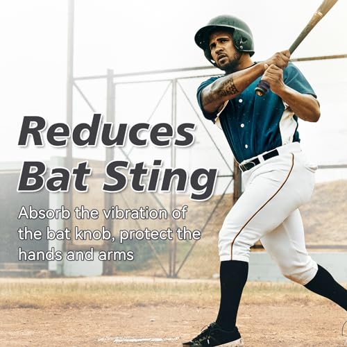 Baseball Bat Grip Choke Up Rings - 5 Pack, Black