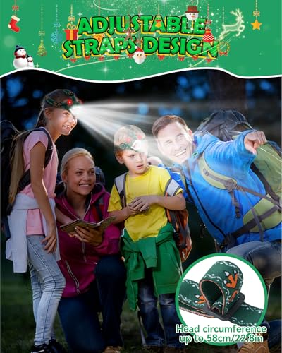 T-Rex LED Dinosaur Headlamp for Kids - Green, 3 Lighting Modes
