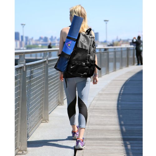 Yoga Sling Bag for Mats, Gym & Pickleball - Ebony