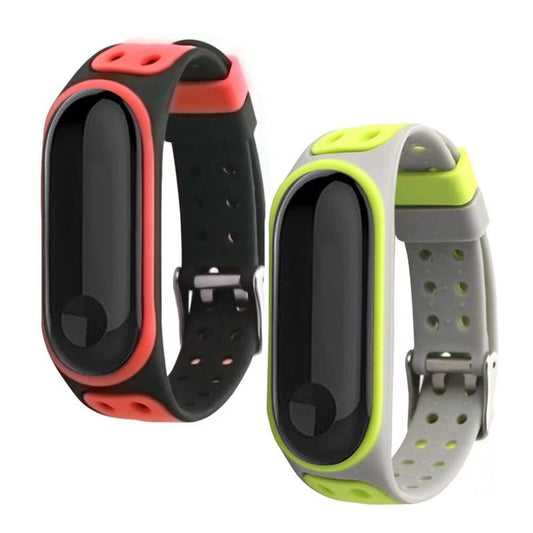 T-BLUER Compatible with Xiaomi Mi Band 7 Band,Mi Band 6 Silicone Replacement Strap Wristband